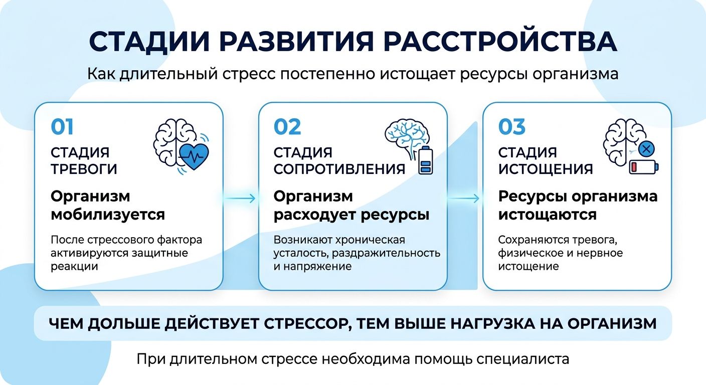 Лечение стресса в городе Унеча инфографика